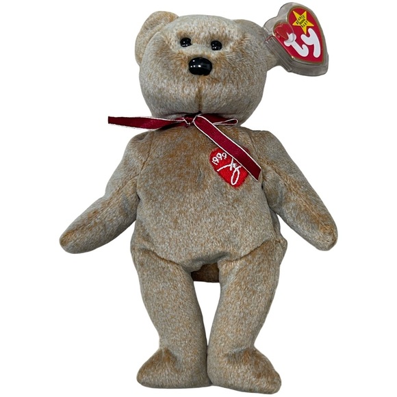 1999 Ty Signature Bear Beanie Babies Retired New With Tags  - TY042289 - Picture 2 of 6